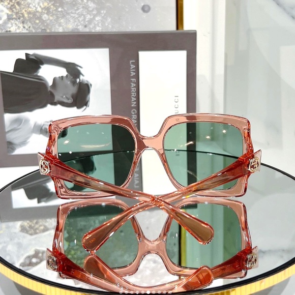 NWT Gucci GG0876 - 003 Square Frame Sunglasses - Picture 8 of 13